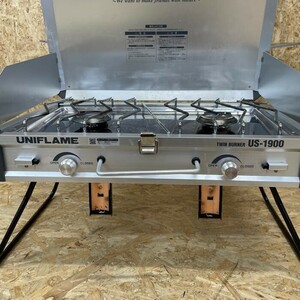 ◆2点セット◆ UNIFLAME ユニフレーム ツーバーナー ＋ スタンドセット キャンプ アウトドア BBQ グリル コンロ mc01067374