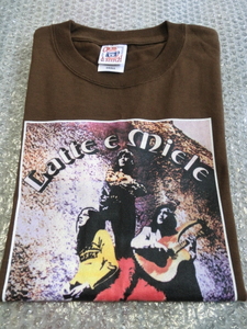 ★未使用即決 Latte E Miele ラッテ・エ・ミエーレ オフィシャル Tシャツ Sサイズ イタリア プログレ T-shirt small size