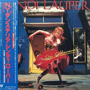 b帯付LP シンディ・ローパー Cyndi Lauper She’s So Unusual N.Y.ダンステリア 名盤 レコード 5点以上落札で送料無料