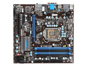 MSI H55M-E33 マザーボード Intel H55 LGA 1156 MicroATX メモリ最大8G対応 保証あり　