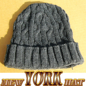 即決■NEW YORK HAT■ムークーグレーななんあcap■■古着