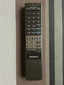 送料無料★SONY★ソニー★純正★CDプレーヤー★CDP-611用リモコン★RM-D520★中古★動作品★返金保証あり