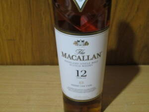 MACALLAN マッカラン 12年 シェリーオークカスク　シングルモルト 700ml 40％ 未開栓 スコットランド