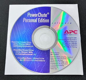 2YXS648★現状品★APC PowerChute Personal Edition　ソフトウェア