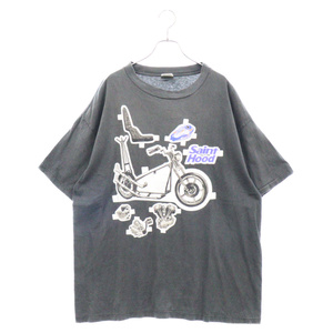 SAINT MICHAEL セントマイケル 23SS ×NEIGHBORHOOD ネイバーフッド ヴィンテージ加工 半袖Tシャツカットソー グレー SM-S23-0000-114