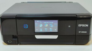 【未使用未開封収蔵品　ＥＰＳＯＮ多機能プリンターＥＰ－８０８ＡＢ　Ｗｉｎｄｏｗｓ１１（２４－H２）使用可　実質２０００円スタート】