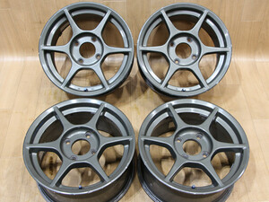 B418 軽量 レア 絶版 KOSEI P1 レーシング P-1 15X7J+45 PCD114.3 4H JDM USDM インテグラ DC2 EK9 DB8 シルビア 180SX S13 ランエボ3 WIRA