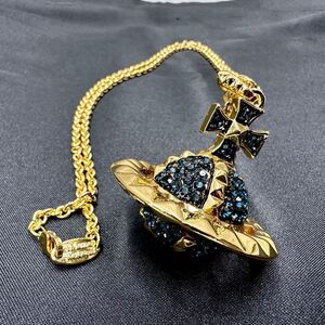 1円■極美品■ ヴィヴィアンウエストウッド Vivienne Westwood ネックレス デカ オーブ ジャンボ アクセサリー レディース メンズ