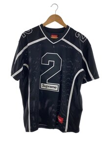 Supreme◆カットソー/L/ポリエステル/ブラック/above All Football Jersey//