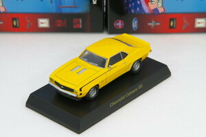 京商 1/64 シボレー カマロ SS イエロー USA スポーツカーコレクション1 Kyosho 1/64 Chevrolet Camaro SS Yellow