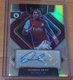 Darren Bent サイン ホロカード アストン・ビラ