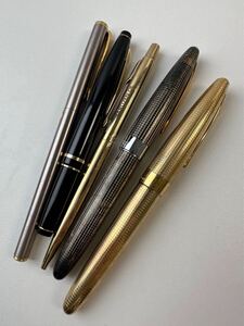 【11/79ES】 モンブラン Mont Blanc PILOT パイロット パーカー PARKER 万年筆 ペン先 585 21k ボールペン 筆記未確認