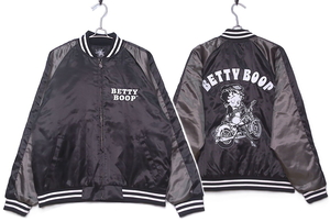 即決■★Betty Boop /ベティ・ブープ★■スカジャン:SIZE=L