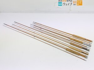 バンブーロッド フライロッド 計5点 ジャンク品