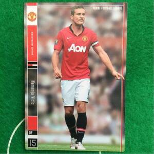 125)Panini Football League Manchester United 15 Nemanja Vidic ビディッチ マンチェスターユナイテッド プレミア イングランド パニーニ