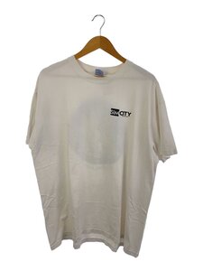 Hanes◆90s/USA製/SIM CITY 3000/Tシャツ/XL/コットン/WHT