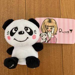 ☆新品☆内藤ルネ　ルネパンダ　ボールチェーン　ぬいぐるみキーホルダー　小さいサイズ