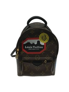 LOUIS VUITTON◆パームスプリングス・バックパックMINI_モノグラム_BRW/PVC/BRW//