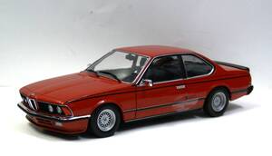 【ソリド】1/18 BMW 635 CSi (E24) 2ドアクーペ 1984年 レッド (商品№ S1810301)ダイキャスト製ミニカー