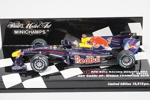 ミニチャンプス PMA 1/43 レッドブルレーシング ルノー RB6 S.ベッテル アブダビGP 世界チャンピオン 2010 #5 410100105