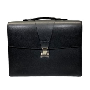 Cartier カルティエ バッグ ビジネスバッグ ブリーフケース ハンドバッグ 手持ち鞄 ロゴ レザー ブラック 黒