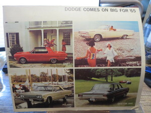 ★★★1965年　DODGE COMES ON BIG FOR 