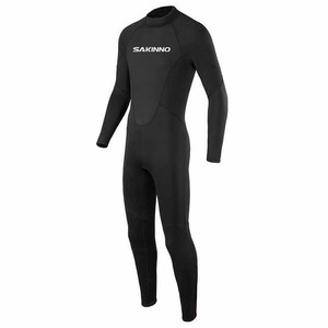 2XL ブラック フルスーツ ウェットスーツ メンズ 2mm 長袖 水着 防寒 保温 ネオプレーン ダイビング バックジップ仕様 マリンスポーツ