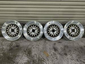 【超希少】14inch pcd 4×100 BBS RS240 6J×14H2ET40 ハブ径56mm カスタム軽、コンパクトカー等に