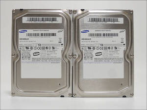 SAMSUNG 3.5インチHDD HD400LD 400GB IDE 2台セット #13117