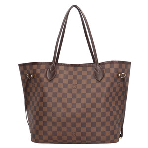 ルイヴィトン ネヴァーフルMM ダミエ トートバッグ ダミエキャンバス N51105 ブラウン レディース LOUIS VUITTON 中古