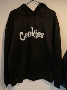 cookies パーカー Lサイズ スウェット HOODIE BLACK LOGO 黒