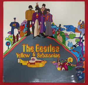 極美盤! UK Original 初回 APPLE PCS 7070 Yellow Submarine / The Beatles MAT: 3/1