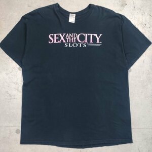 ◆1円スタート◆　GILDAN　ギルダン　SEX AND THE CITY SLOTS　ロゴTシャツ　ムービー　海外ドラマ