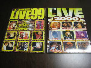 2冊セット『THE LIVE ’99』『THE LIVE 2000』THE ALFEE/GLAY/Dir en grey/SURFACE/SOPHIA/コタニキンヤ/SIAM SHADE