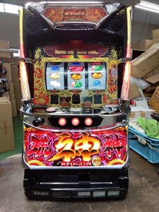 実機 税込 オレンジ Ｓ琉神ＲＺ－３０　スイカバージョン（パチスロ琉神ー30）◆コイン不要機付◆オプション多数有り