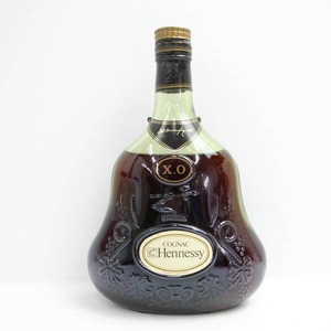 1円~Hennessy（ヘネシー）XO 金キャップ グリーンボトル 40％ 700ml ※液面低下 X24J100118