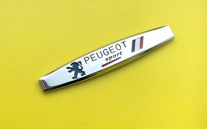 ☆新着限定　PEUGEOT sport　// 　ロゴ　　 金属エンブレム