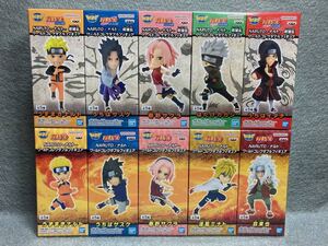 ワールドコレクタブル★NARUTO ナルト 疾風伝 全10種 サスケ サクラ カカシ イタチ ミナト 自来也