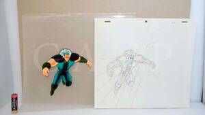 Fist of the North Star Rei animation cel /北斗の拳　南斗水鳥拳伝承者　レイ　アニメーション・セル画　※動画用紙付き　Toei Animation