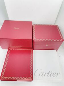 Cartier カルティエ 空箱 中に収納付き　時計用ケース　化粧箱　空箱　BOX 時計用　ボックス 説明書