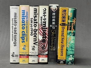 【1877】☆渡辺美里　　 VHS ビデオテープ　7本セット ☆ 