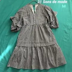 31Sons de mode ♡ギンガムチェック　ワンピース　チュニック