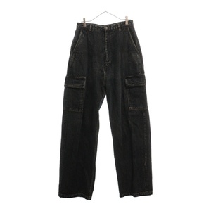 BALENCIAGA バレンシアガ Wide Leg Cargo Jeans ワイドカーゴ デニムパンツ 626131 インディゴ