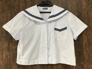 ss_1763y ★定形外 配送★ 大きいサイズ 3L 鹿児島県 県立 甲南高校 夏服 半袖 指定セーラー服 YAMAKATAYA 山形屋 製　女子制服