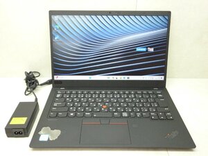 ☆1円☆第8世代☆Thinkpad X1CARBON 20QE-S21700 7th☆高解像度☆Core i5 1.60GHz/8GB/SSD256GB/無線/WWAN/カメラ/Office/Win11 DtoD領域☆