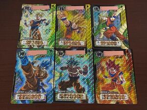 ドラゴンボール カードダス リミックス Vol.1 キラコンプ 新規カード 6種 フルコンプセット トレカ 悟空 バージョン1バンダイ キラ レア