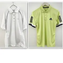 adidas アディダスゴルフ ゴルフウエア　ポロシャツ　M 半袖　2枚セット