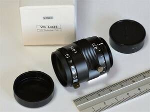 ★ VSテクノロジー　VS-LD35　マクロレンズ　倍率x0.3～x0.5　35mm F1.9　Cマウント　2/3” メガピクセル FA用　動作確認　TV LENS　箱入り