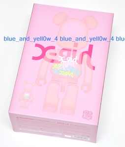 ■新品 未開封 国内正規品 BE@RBRICK X-girl 2020 100％ & 400％ MEDICOM TOY kaws PINK ベアブリック