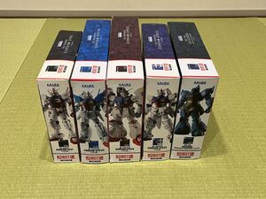 ROBOT魂 GP01 GP01Fb GP03S GP02A ガトー専用ゲルググ ver. A.N.I.M.E. 5体セット 中古品 GP01のパーツに欠品あり